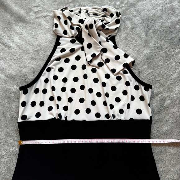 Vintage Joseph Ribkoff Parisian Black/White Polka Dot Set - Stretchy - Fits S:M - Picture 7 of 10